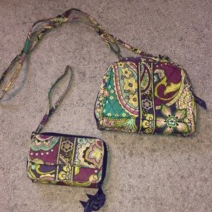 Vera Bradley wallet/crossbody set